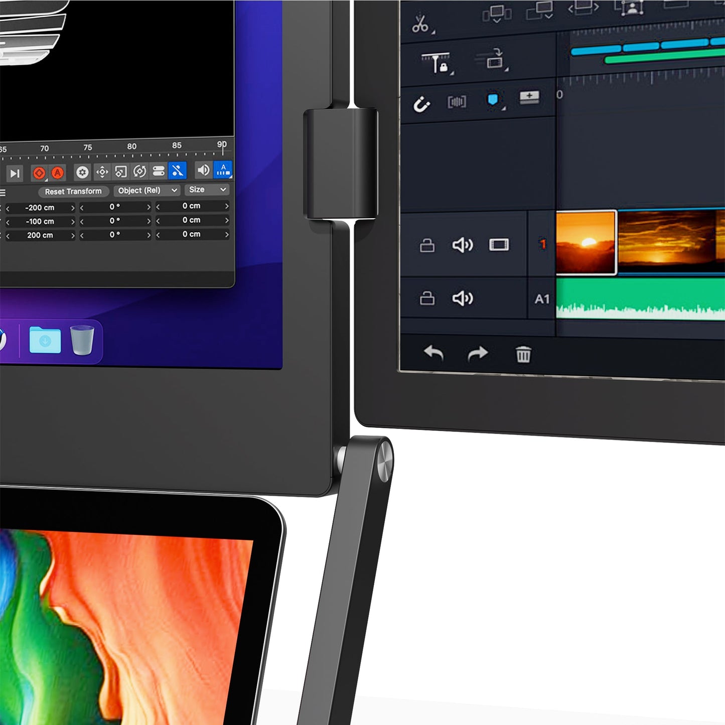 Lumeo™ Horizon: Portable Triple-Screen Monitor (15.5" Full HD)