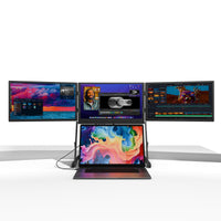 Lumeo™ Horizon: Portable Triple-Screen Monitor (15.5" Full HD)